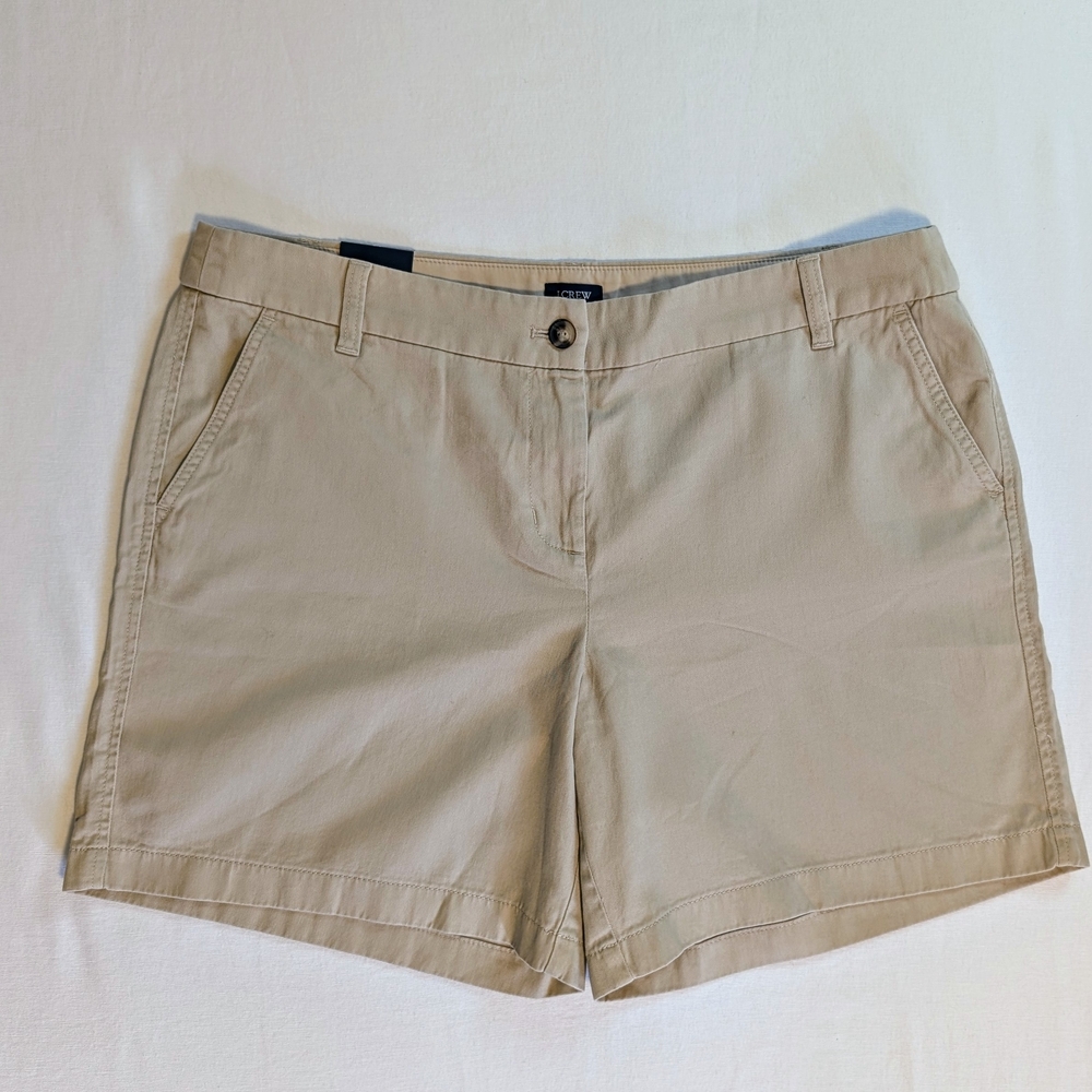 J. Crew 5" Classic Chino Short | Khaki | NWT | 14